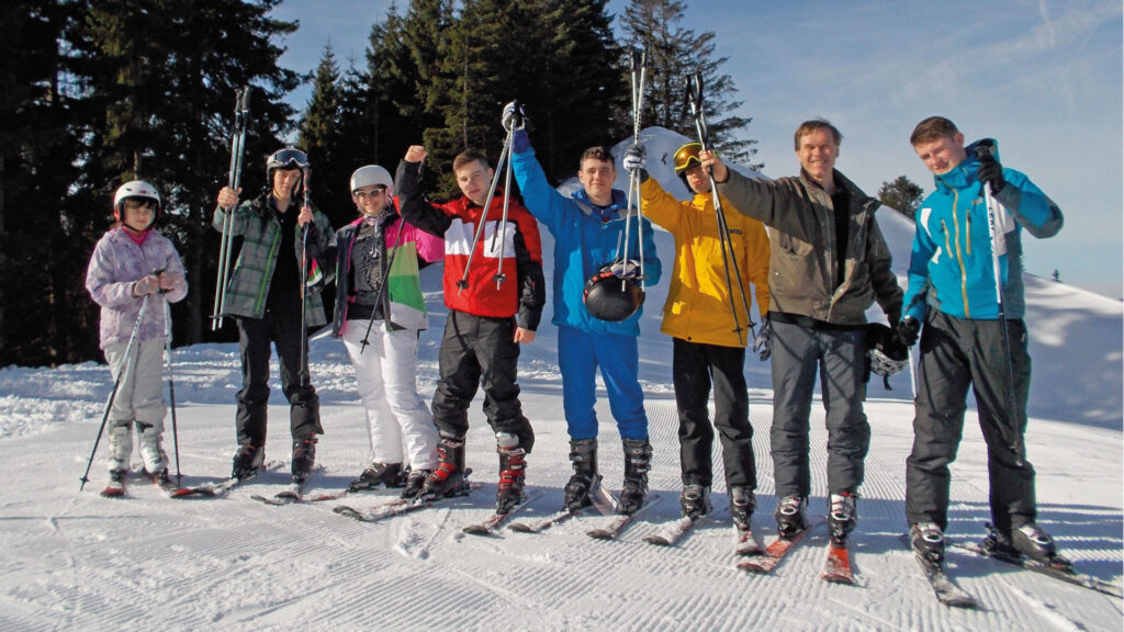Leçons de ski dans les Alpes