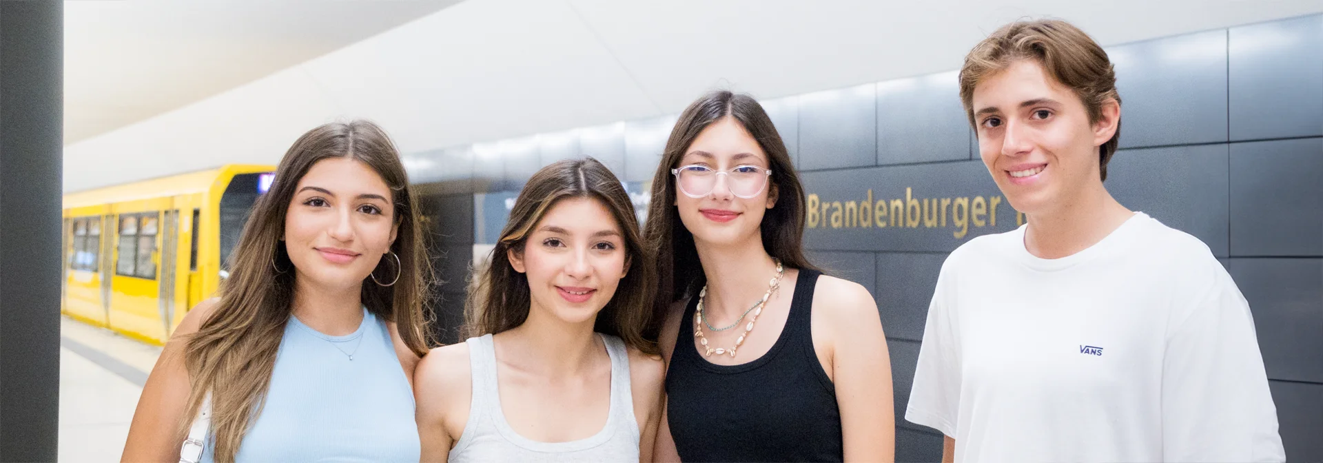 Teenage students in Berlin