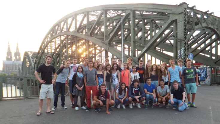 Vor der Hohenzollern-Brücke
