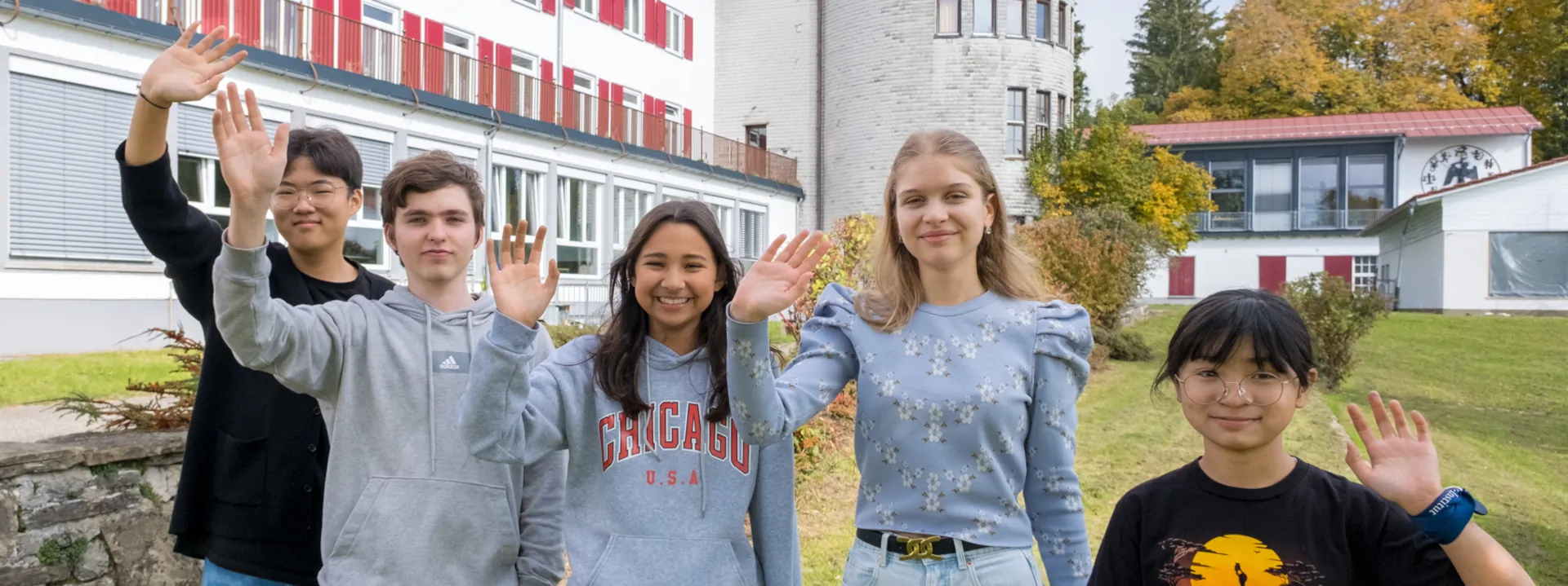 Teenage students in Lindenberg